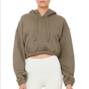 Stadium Half zip hoodie by Alo Yoga